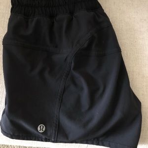 Lululemon Women’s black running shorts